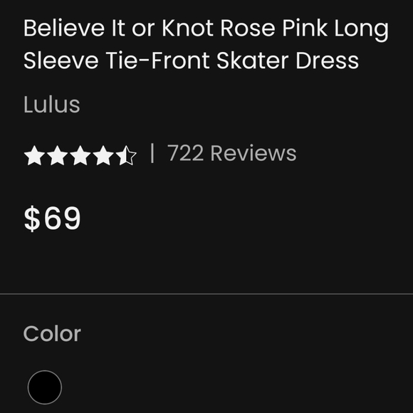 Lulus Rose Pink Long Sleeve Mini Wrap Dress Romantic Feminine Spring Size Small - Picture 16 of 16